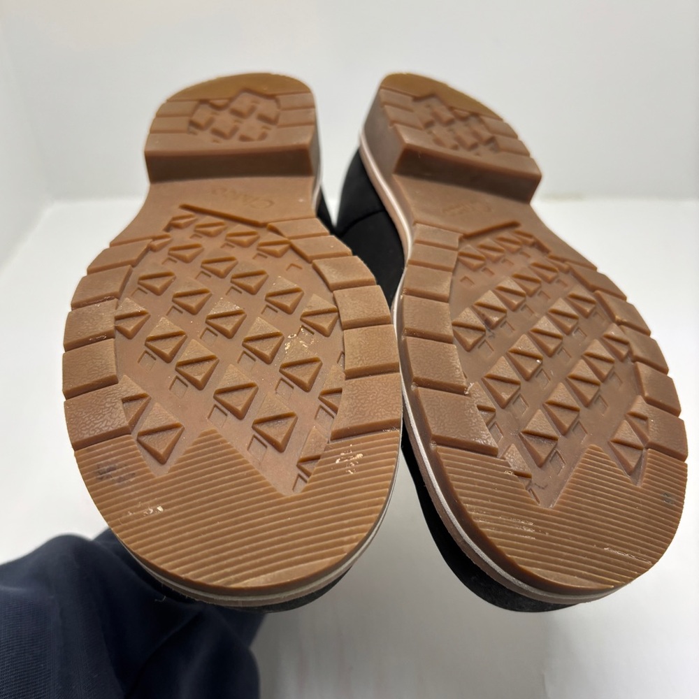 Chaco Women’s Black Leather Chelsea Boots Size 7 Waterproof Lug Sole Like New - Picture 10 of 12